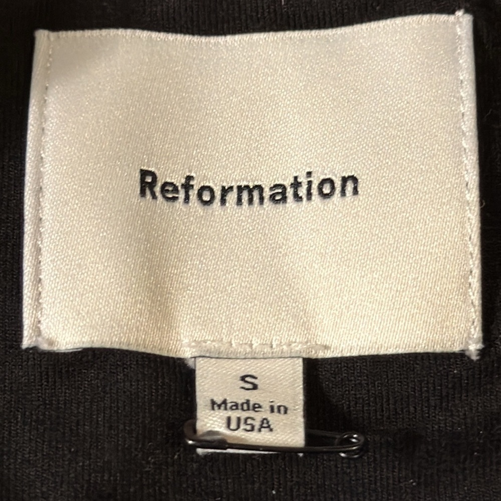 Reformation Cello Knit Top in Black - Picture 6 of 8